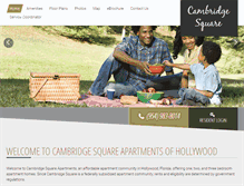 Tablet Screenshot of cambridgesquarehollywood.com